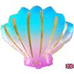 21in IRIDESCENT SHELL SHAPED FOIL BALLOON