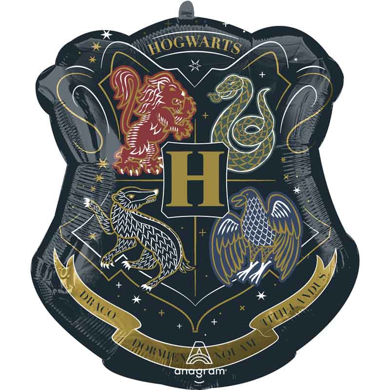 HARRY POTTER HOGWARTS CREST SUPERSHAPE FOIL BALLOON