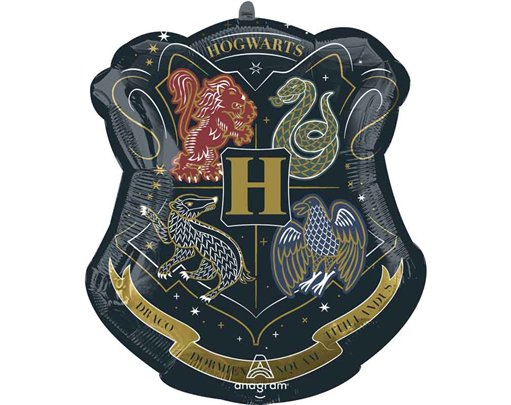 HARRY POTTER HOGWARTS CREST SUPERSHAPE FOIL BALLOON