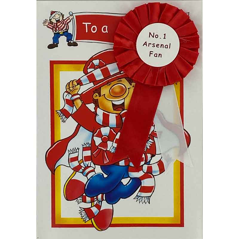 C75 NO.1 ARSENAL FAN ROSETTES  6S