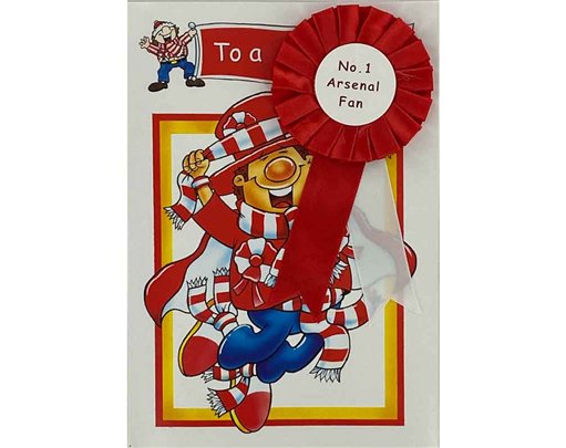C75 NO.1 ARSENAL FAN ROSETTES  6S