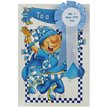 C75 NO.1 MAN CITY FAN ROSETTE CARD  6S
