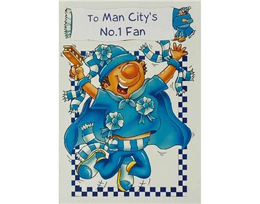 C50 NO.1 MAN CITY FAN FAN-ANTICS  12S