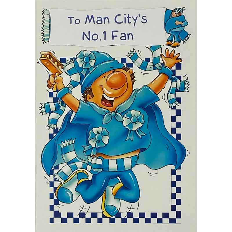 C50 NO.1 MAN CITY FAN FAN-ANTICS  12S
