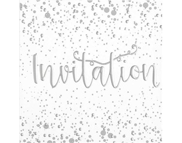 (6) OPEN INVITATION CARDS  6S