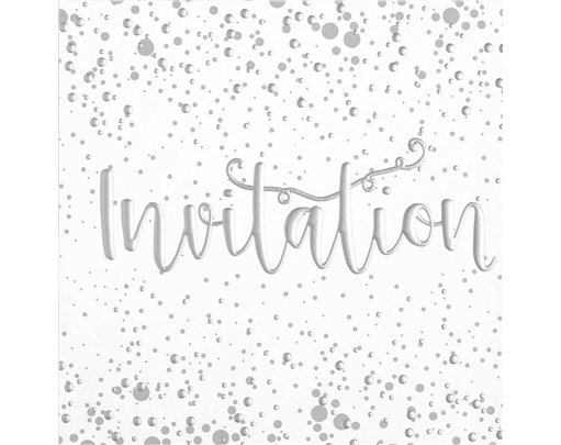 (6) OPEN INVITATION CARDS  6S