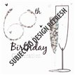 (6) 60TH B/DAY INVITATION CARDS  6S