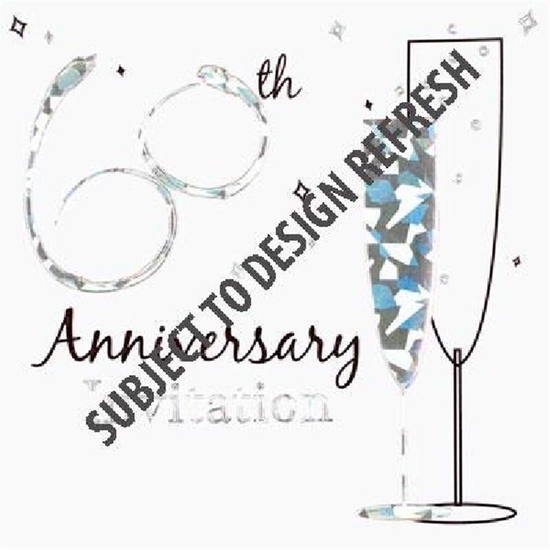(6) DIAMOND WEDDING INVITE CARDS  6S