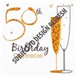 (6) 50TH B/DAY INVITATION CARDS  6S