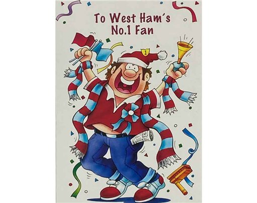C50 NO.1 WEST HAM FAN FAN-ANTICS  12S