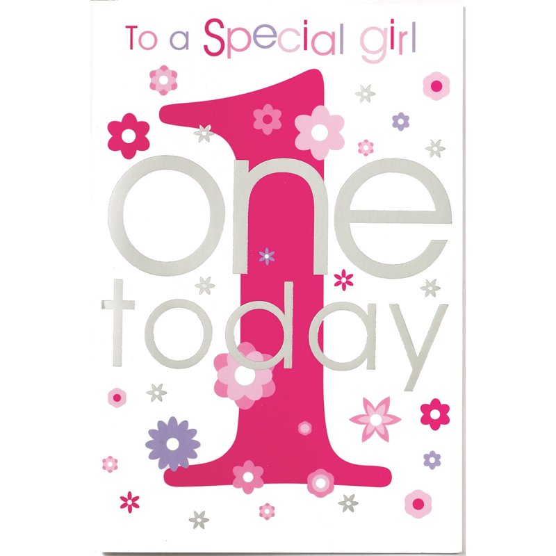 C50 GIRLS 1ST BIRTHDAY WORDPLAY  6S