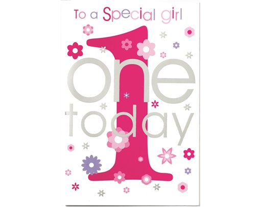 C50 GIRLS 1ST BIRTHDAY WORDPLAY  6S