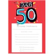(20) 50TH MALE INVITES PAD  10S