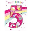 C50 GIRLS 5TH BIRTHDAY WORDPLAY  6S