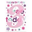 C50 GIRLS 3RD BIRTHDAY WORDPLAY  6S
