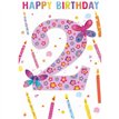 C50 GIRLS 2ND BIRTHDAY WORDPLAY  6S