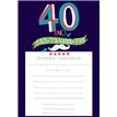 (20) 40TH MALE INVITES PADS  10S