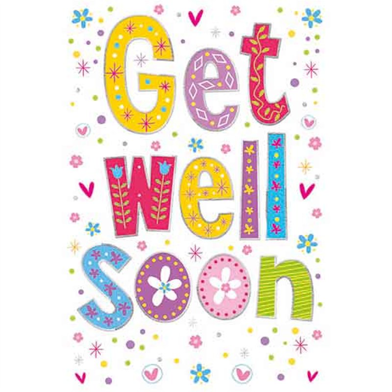 C50 FEMALE GET WELL WORDPLAY  6S