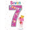 C50 GIRLS 7TH BIRTHDAY WORDPLAY  6S