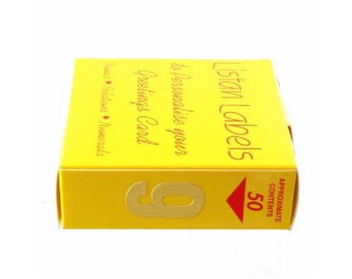 GOLD NO 9 LISTAN LABELS  50S