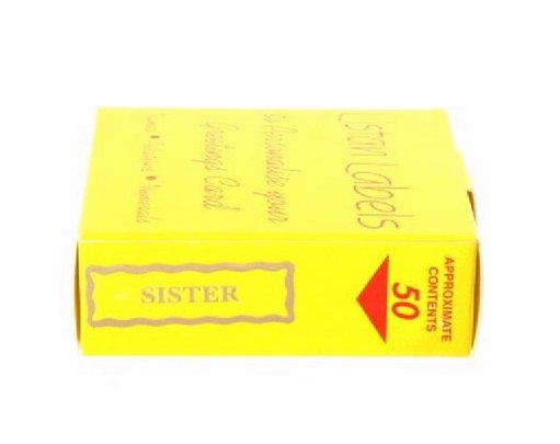 SISTER LISTAN LABELS  50S