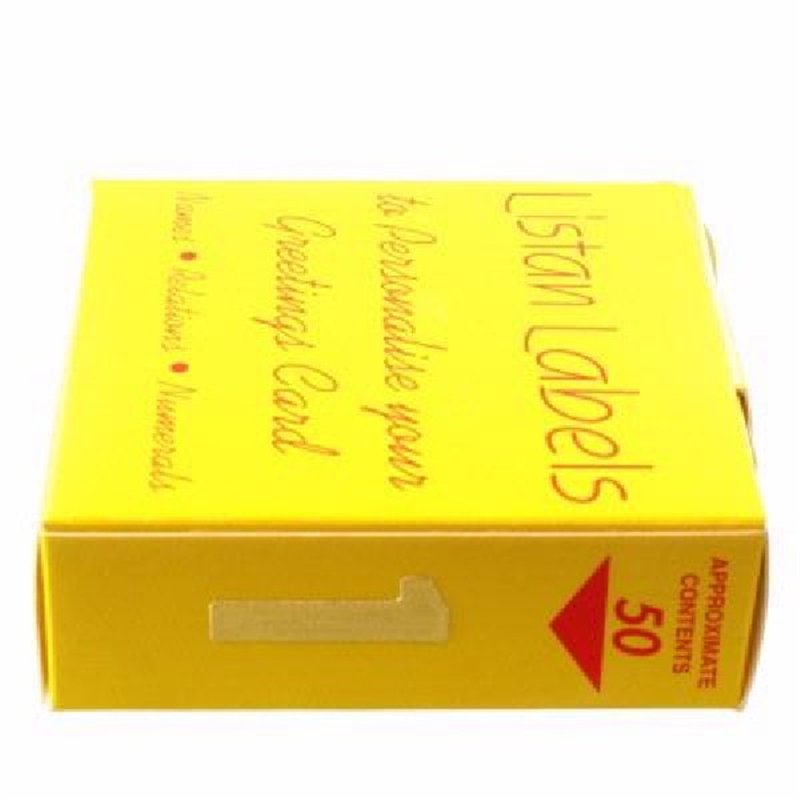 GOLD NO.1 LISTAN LABELS  50S