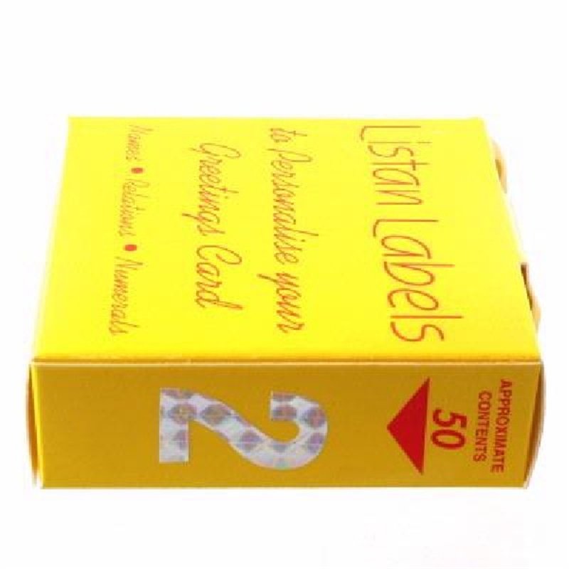 SILVER NO.2  LISTAN LABELS  50S