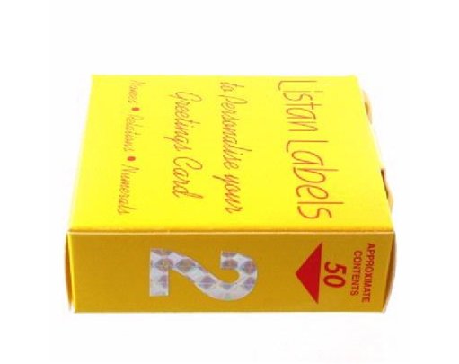 SILVER NO.2  LISTAN LABELS  50S