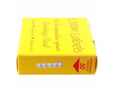 SILVER NO.1 LISTAN LABELS  50S