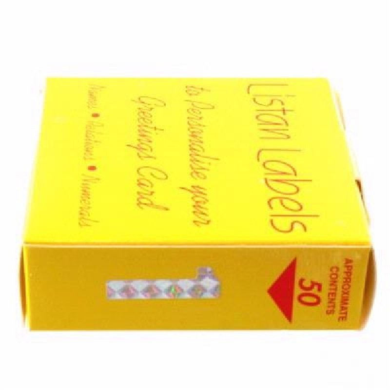 SILVER NO.1 LISTAN LABELS  50S