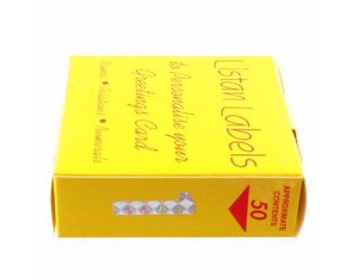 SILVER NO.1 LISTAN LABELS  50S