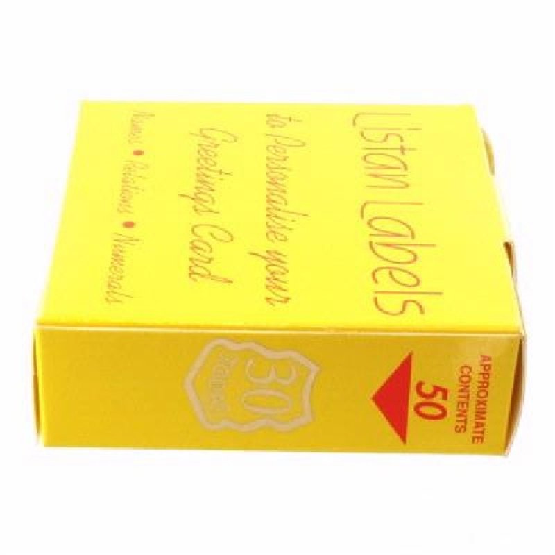 30 TODAY LISTAN LABELS SHIELD  50S