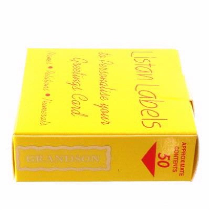 GRANDSON LISTAN LABELS  50S