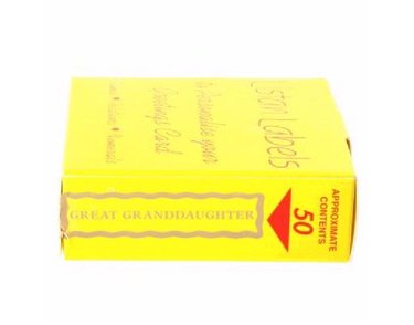 GREAT GRAND-DAUGHTER LISTAN LABELS  50S