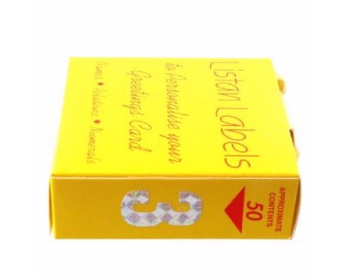 SILVER NO.3 LISTAN LABELS  50S