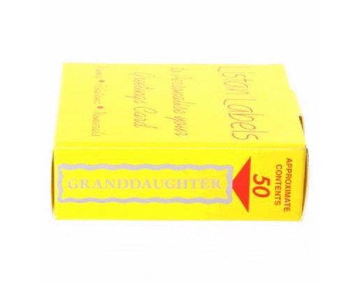 GRAND-DAUGHTER  SILVER LISTAN LABELS  50S