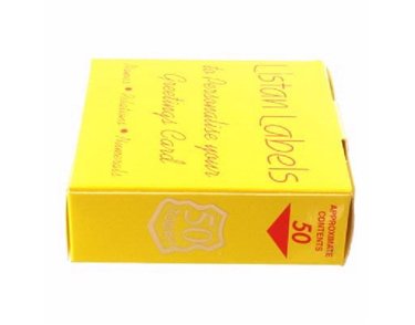 50 TODAY LISTAN LABELS SHIELD  50S