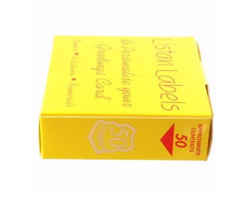 50 TODAY LISTAN LABELS SHIELD  50S