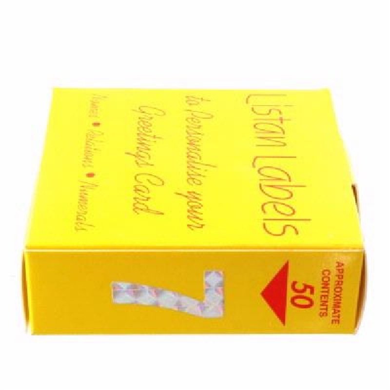 SILVER NO.7 LISTAN LABELS  50S