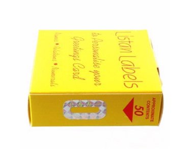 SILVER NO.0 LISTAN LABELS  50S
