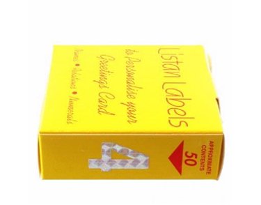 SILVER NO.4 LISTAN LABELS  50S