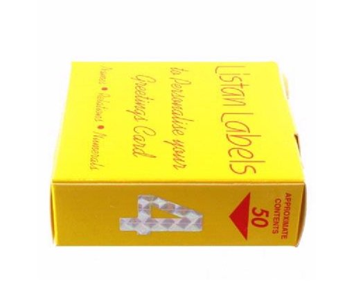 SILVER NO.4 LISTAN LABELS  50S
