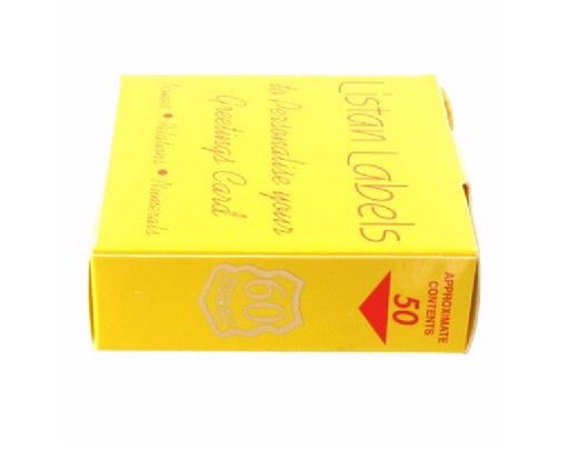 60 TODAY LISTAN LABELS SHIELD  50S