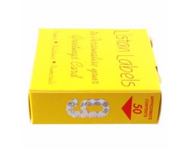SILVER NO.9 LISTAN LABELS  50S