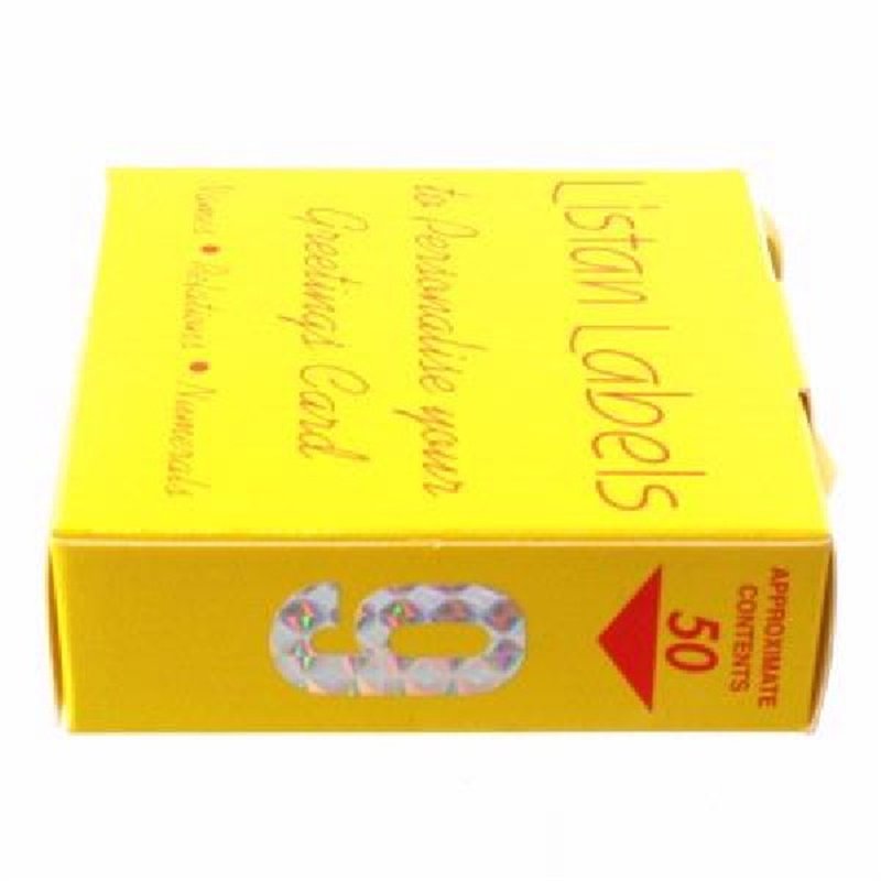SILVER NO.9 LISTAN LABELS  50S