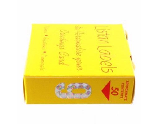 SILVER NO.9 LISTAN LABELS  50S