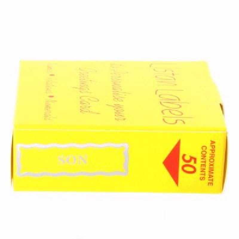 SON SILVER LISTAN LABELS  50S