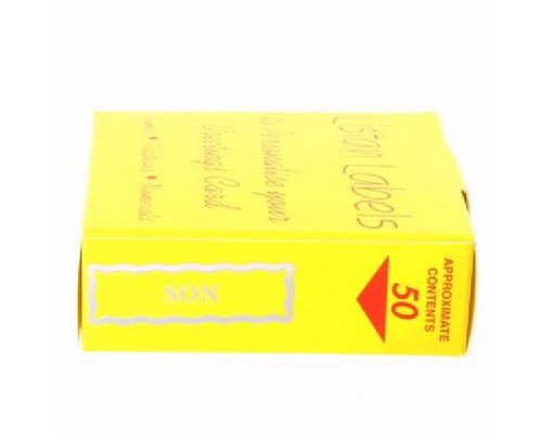 SON SILVER LISTAN LABELS  50S