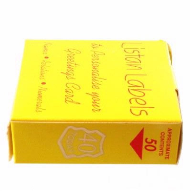 40 TODAY LISTAN LABELS SHIELD  50S
