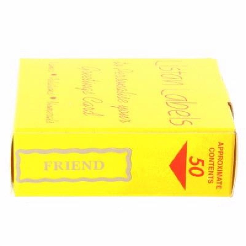 FRIEND LISTAN LABELS  50S